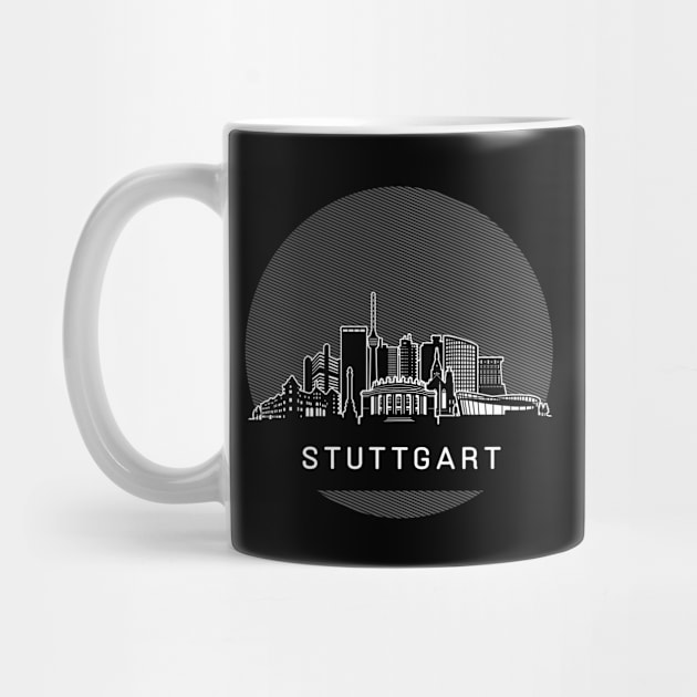 Stuttgart Germany Skyline by travel2xplanet